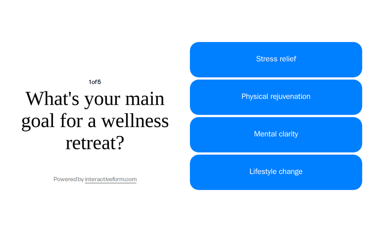 Wellness Retreat Quiz Template — Attract More Rejuvenation Seekers