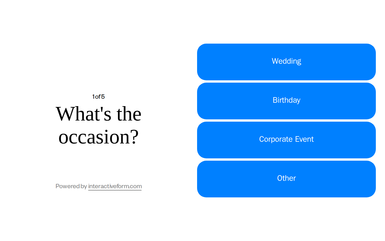 Event Services Photography Quiz Template — Capture More Consultations and Bookings