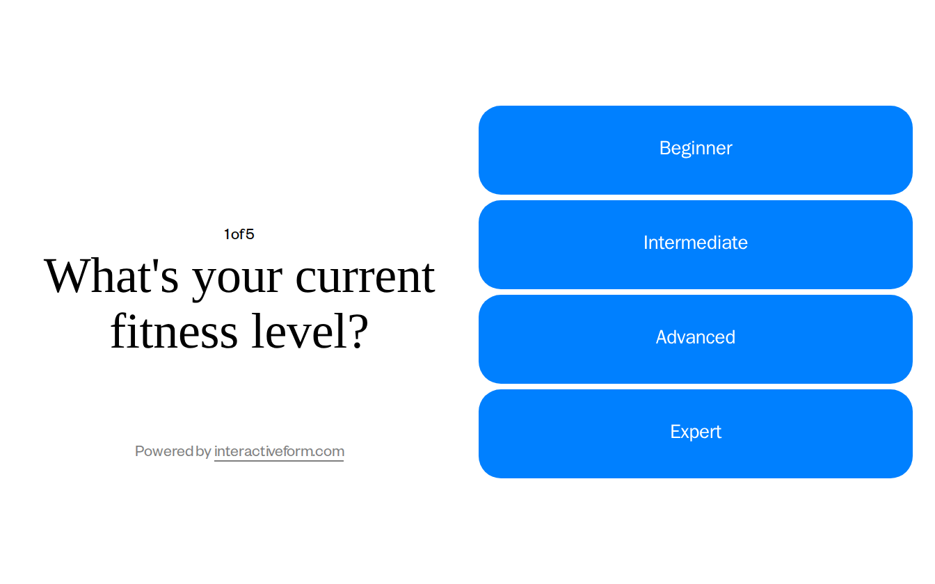 Fitness Yoga Studio Quiz Template — Capture More Class Trial Signups