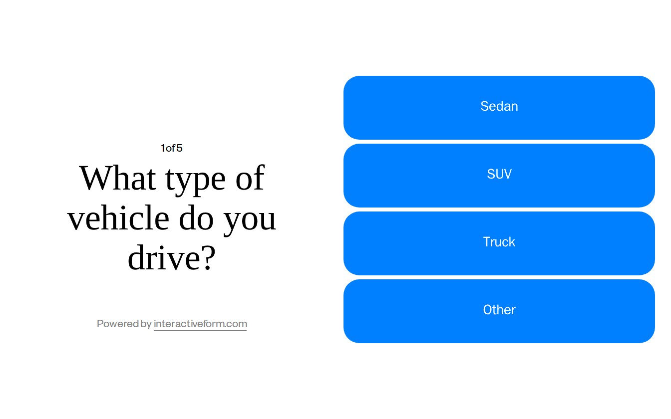 Auto Insurance Quiz Template — Capture More Instant Quote Requests