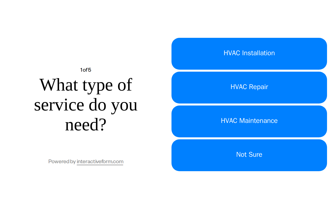Home Service HVAC Quiz Template — Drive More Consultations and Estimates