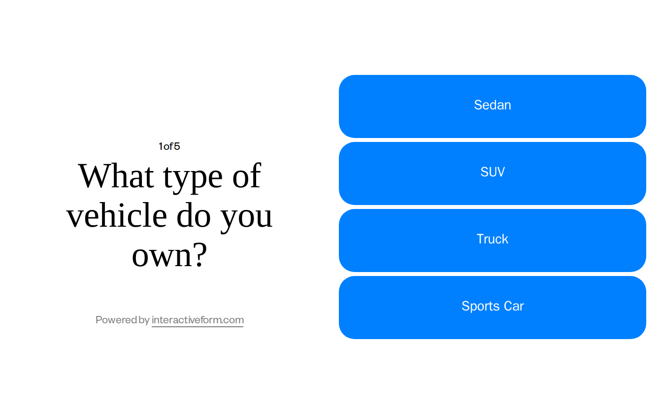 Automotive Detailing Quiz Template — Drive More Bookings and Boost Your Service Appointments