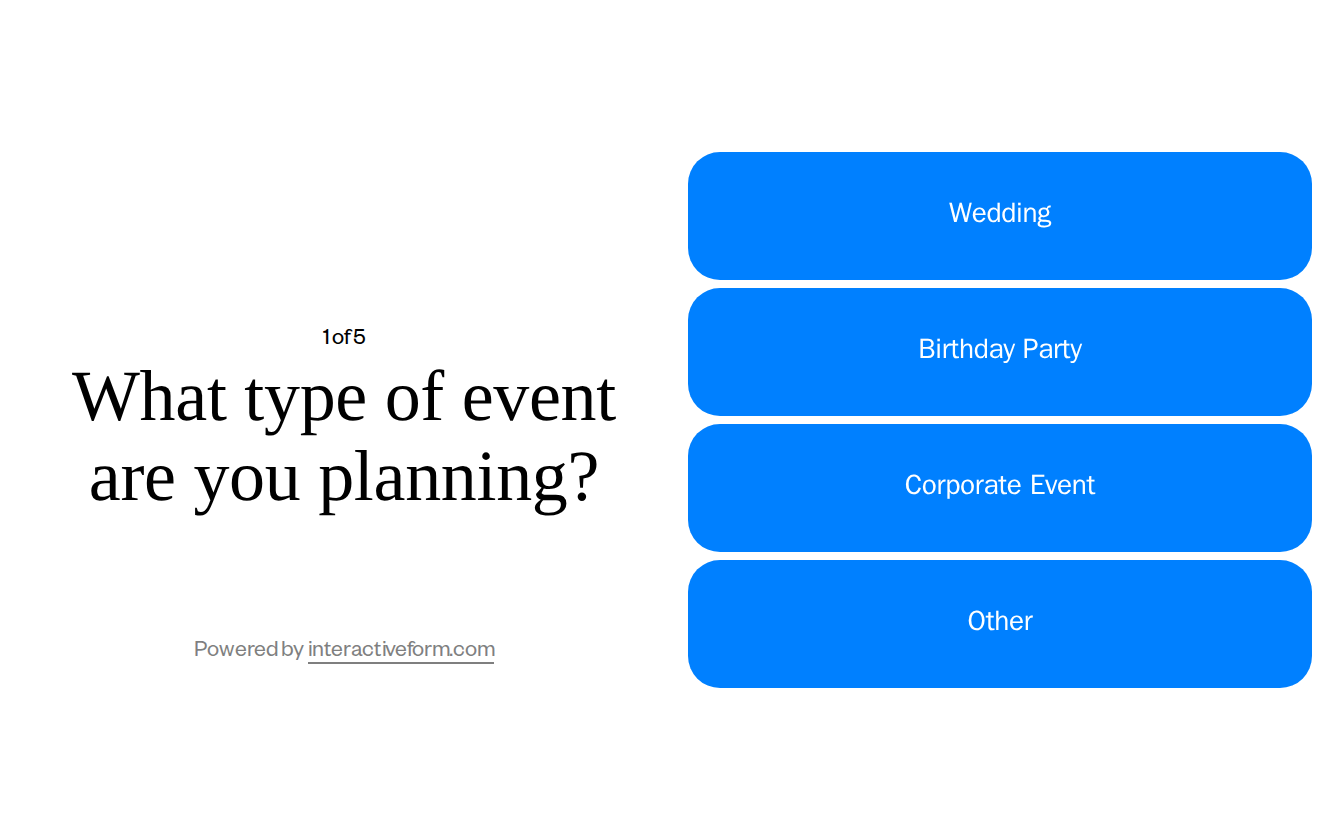 Entertainment DJ Services Quiz Template — Capture More Event Booking Consultations